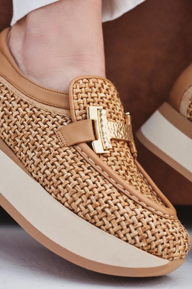 Camille Woven Raffia by Softwaves - Noisette