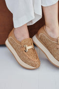 Camille Woven Raffia by Softwaves - Noisette