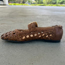 CARMI Woven Flat by Silent D - ALMOND