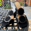 Circle Heel by Ezzio - Black / Carbon