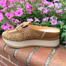 Clarita Rafia Mule by Softwaves - Noisette