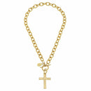Classic Cross Toggle Necklace