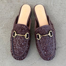 Cora Woven Mule by Silent D - Brown