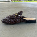 Cora Woven Mule by Silent D - Brown