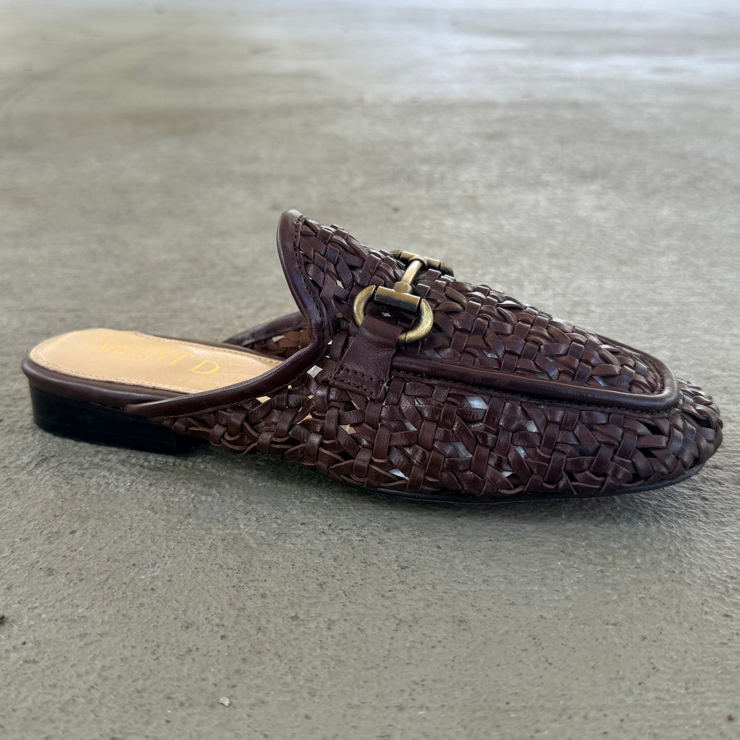 Cora Woven Mule by Silent D - Brown