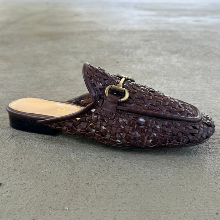 Cora Woven Mule by Silent D - Brown