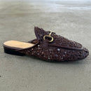 Cora Woven Mule by Silent D - Brown