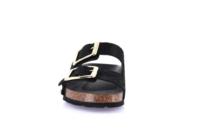 Cork animalier | ENNY by Grunland - Nero Pony Hair 40