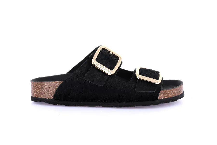 Cork animalier | ENNY by Grunland - Nero Pony Hair 40