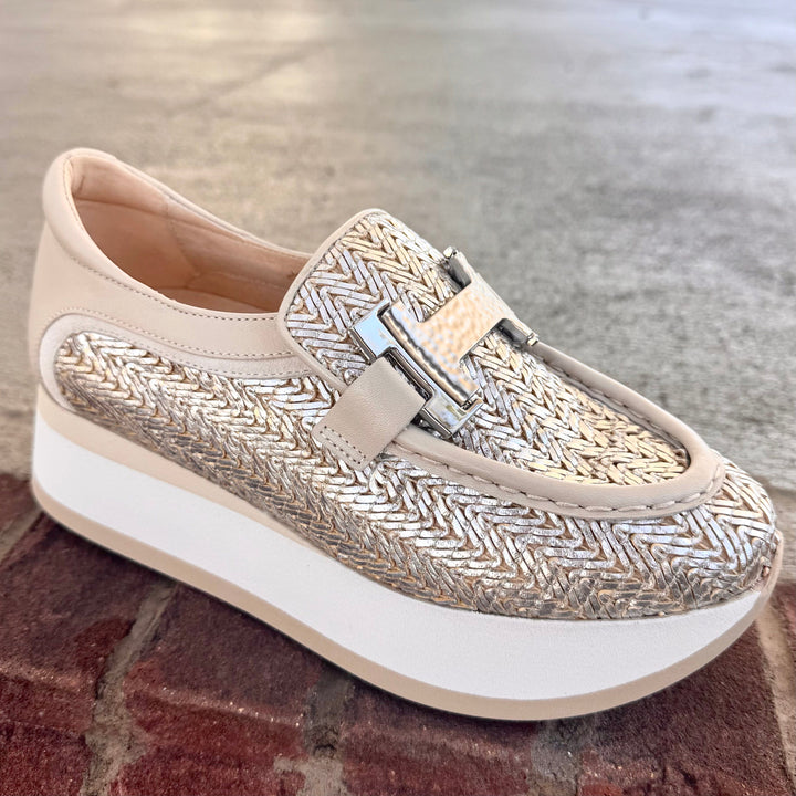 Coro Raffia by Softwaves - Silver/Almond