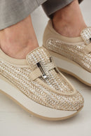 Coro Raffia by Softwaves - Silver/Almond