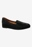 CORREZE Black Suede Rhinestones