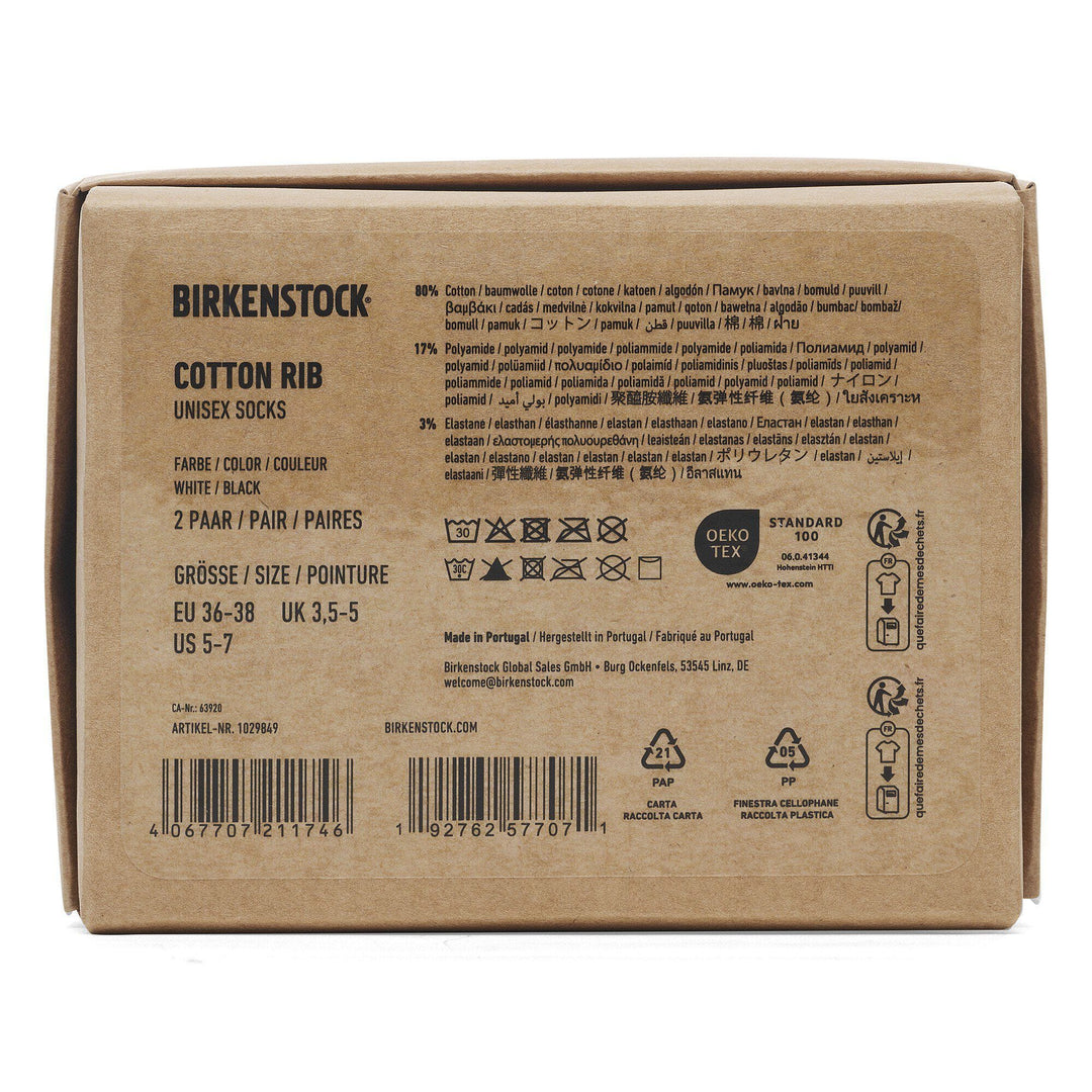 Cotton Ribbed Socks Multi Pack Cotton-Polyamide-Elastane