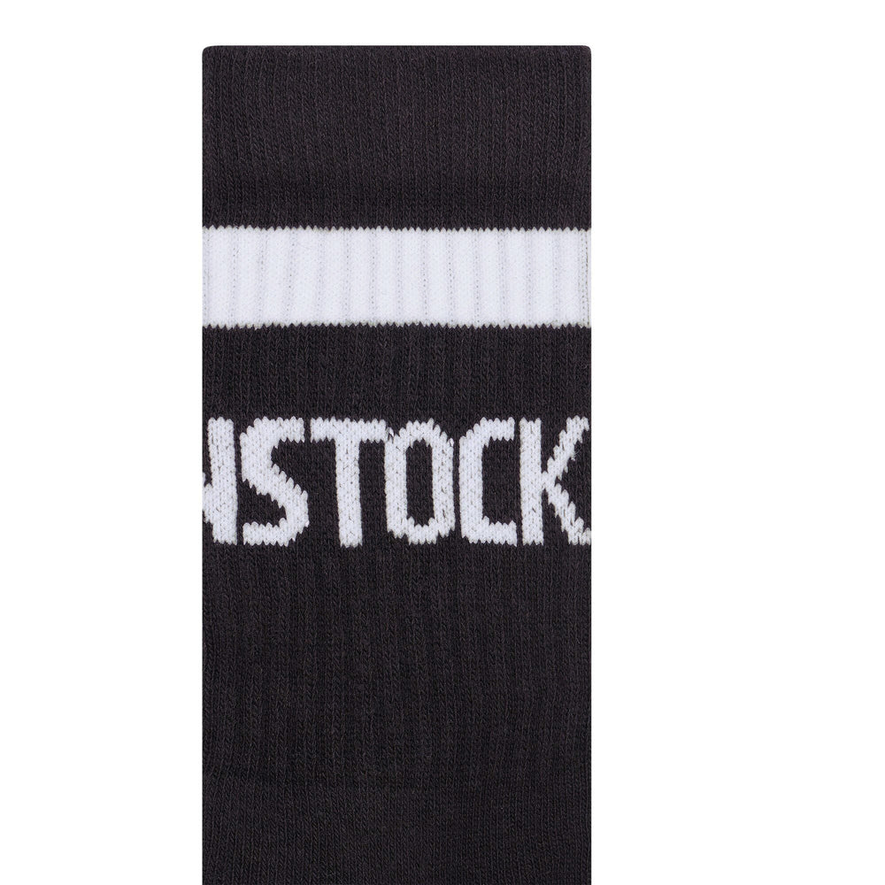 Cotton Tennis Socks-Elastane Unisex Black