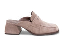 Delilah Mule Fog Suede