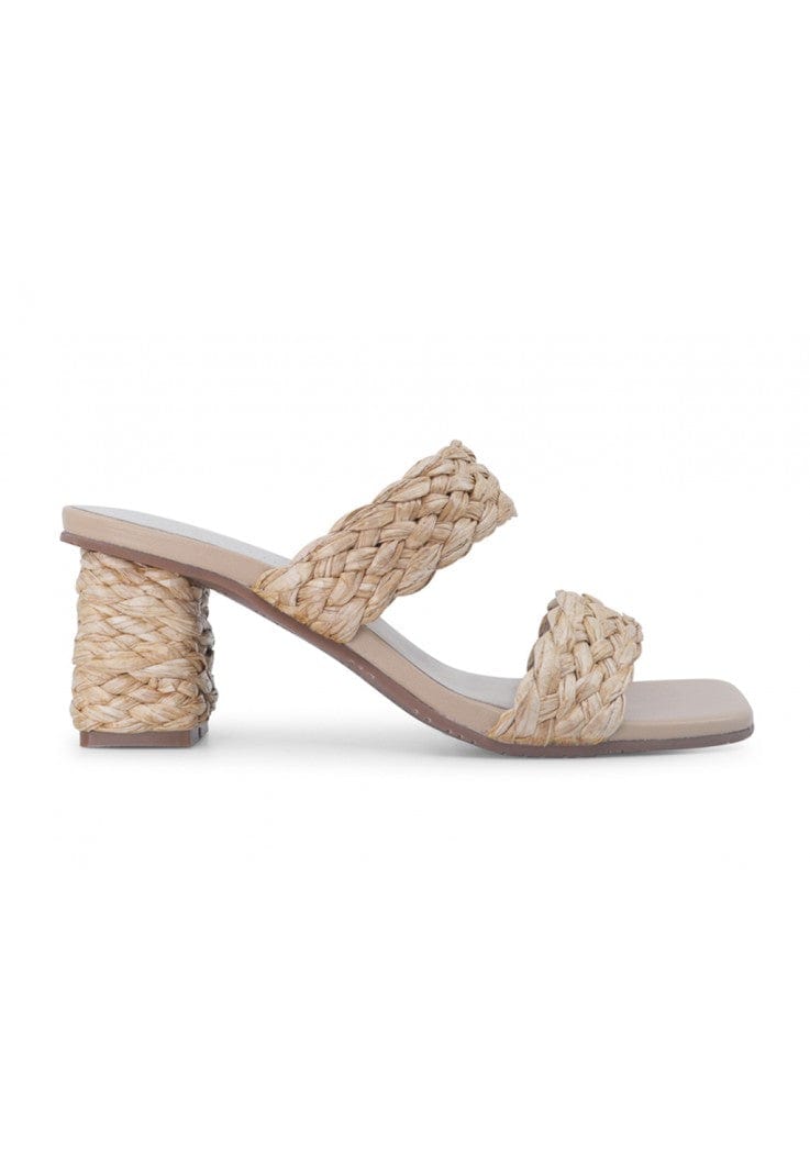 DOVE RAFFIA SANDAL