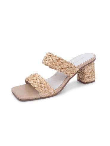 DOVE RAFFIA SANDAL