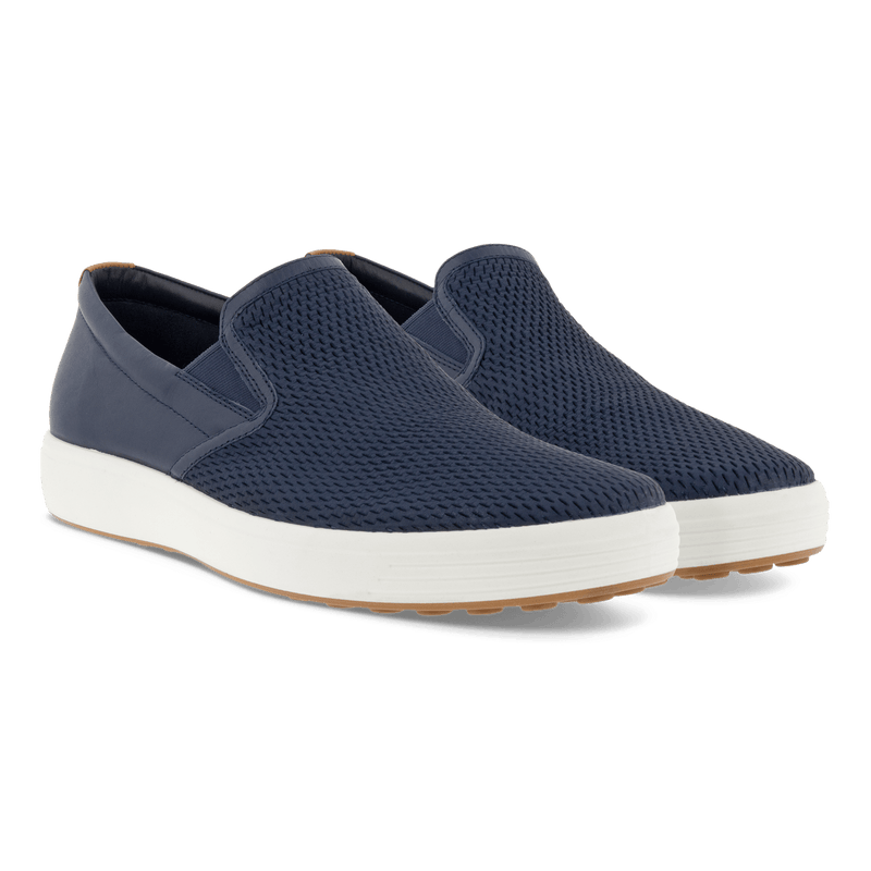 Ecco Soft 7 Slip On Men Marine