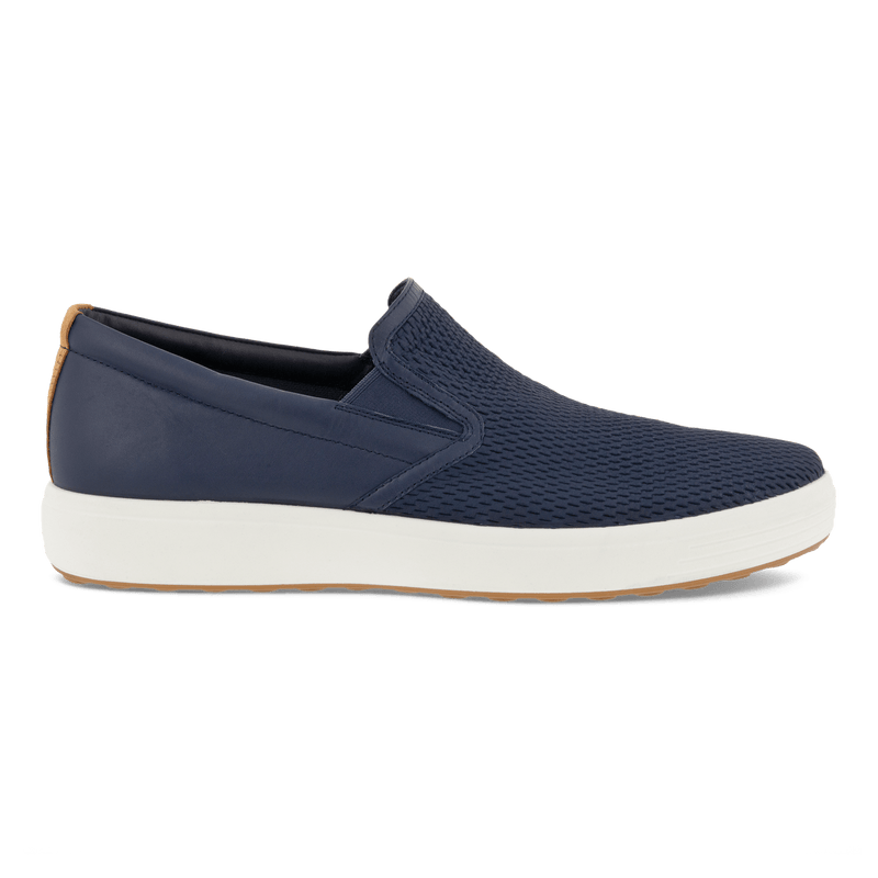 Ecco Soft 7 Slip On Men Marine