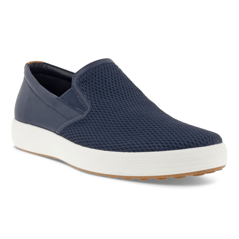 Ecco Soft 7 Slip On Men Marine