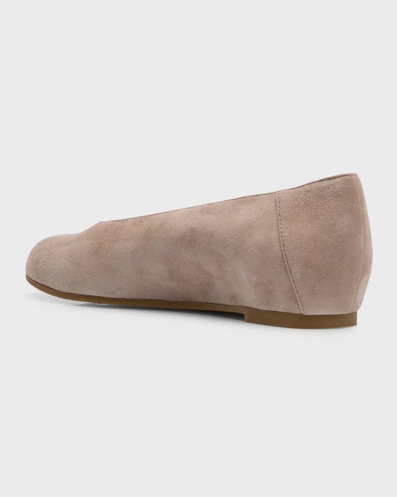 EILEEN FISHER UNA 2 BALLET FLAT EARTH NUBUCK