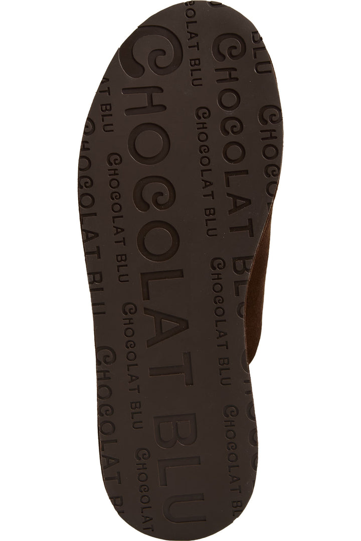 Elara Suede Wedge by Chocolat Blu - Chocolate