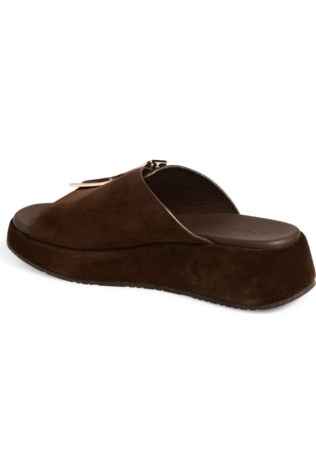 Elara Suede Wedge by Chocolat Blu - Chocolate