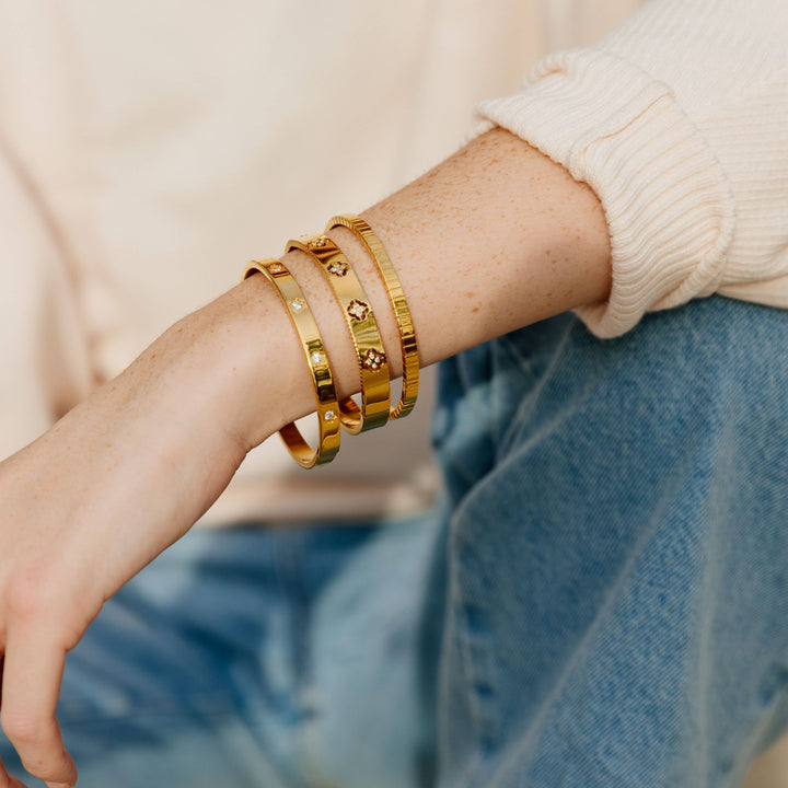 Elsie Stackable Bracelet: Rose Gold