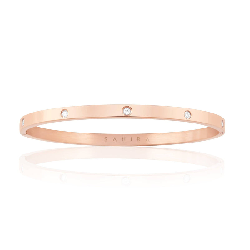 Elsie Stackable Bracelet: Rose Gold
