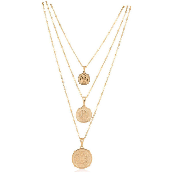 Emperor Coin Necklace: 16"