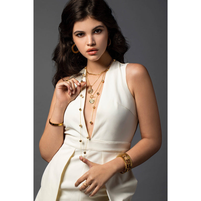 Emperor Coin Necklace: 20"