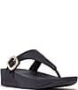 FitFlop Lulu Crystal Buckle Black