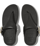 FitFlop Lulu Crystal Buckle Black