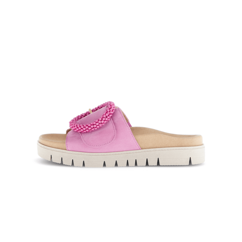 Gabor Buckle Slide Pink