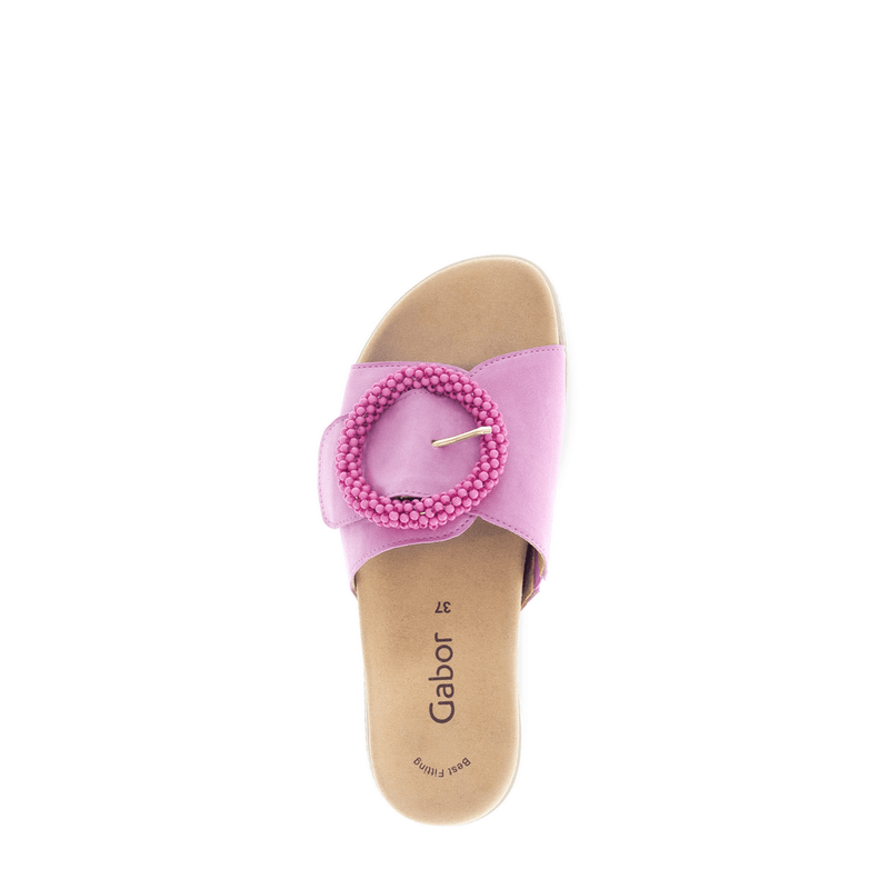 Gabor Buckle Slide Pink