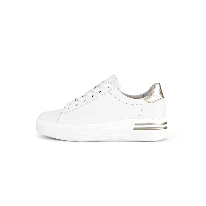 Gabor Leather Sneaker - Off White
