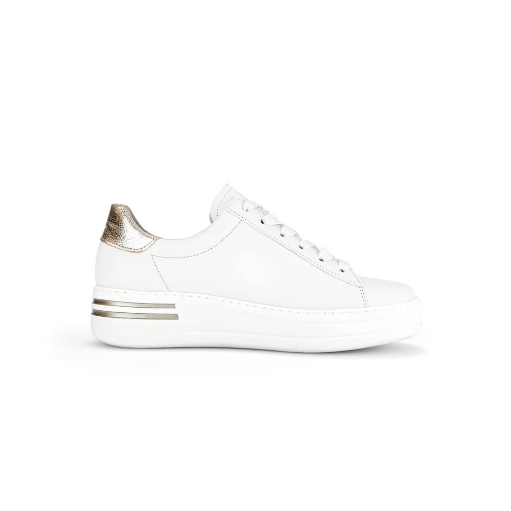 Gabor Leather Sneaker - Off White