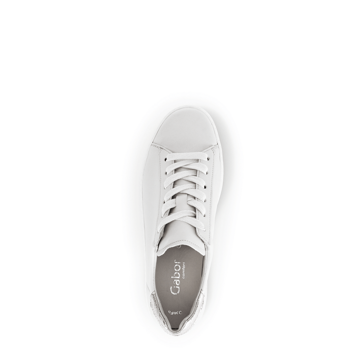 Gabor Leather Sneaker - Off White