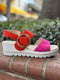 GABOR WEDGE  Pink/Pumpkin