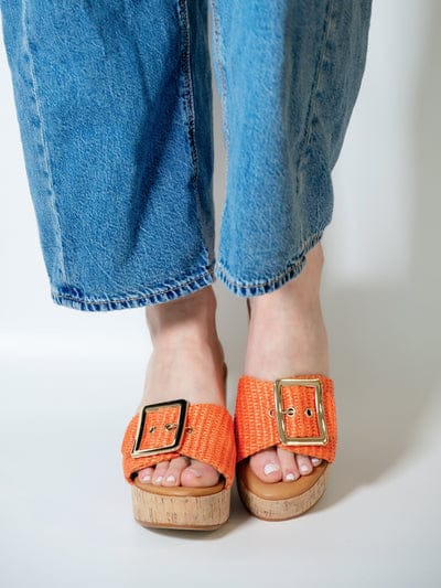 GANI RAFFIA by Chocolat Blu - ORANGE