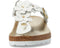 GIZEH FLOWERS WHITE LEATHER  FLOWERS WHITE