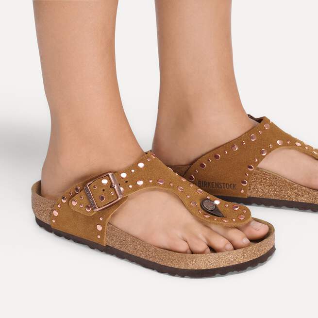 Gizeh Rivets Mink by Birkenstock
