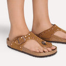 Gizeh Rivets Mink by Birkenstock