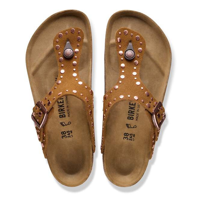 Gizeh Rivets Mink by Birkenstock