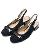 Gliselle Sling Back by Ara - Black Suede 01