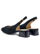 Gliselle Sling Back by Ara - Black Suede 01