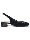 Gliselle Sling Back by Ara - Black Suede 01