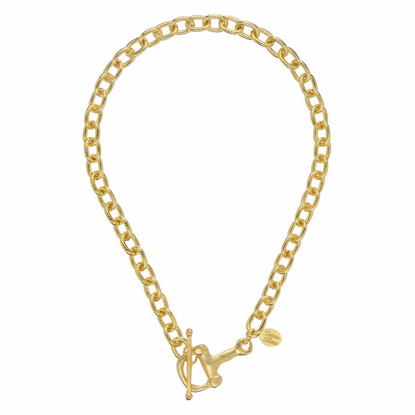 Gold Horse Bit Toggle - No Charm