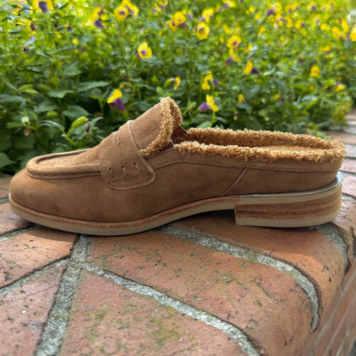 Gretel Mule by Softwaves - Tobacco Velour