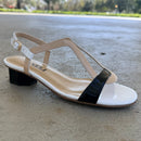 Hollis by Vaneli - Black Pat / Mousse